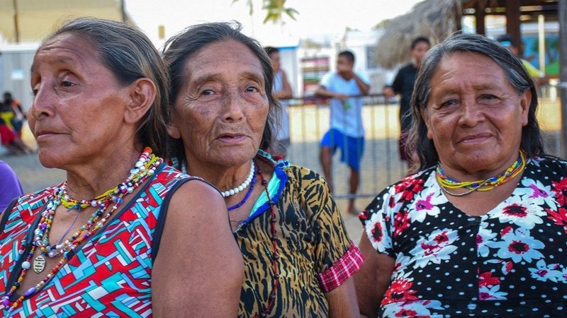 Mulheres da comunidade de refugiados indígenas Warao, da Venezuela - Divulgação/ONU