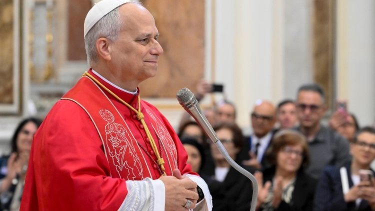 Papa Leão XIV em visita a Acerran, Terra dos Fogos, área próxima a Nápoles - Vatican Media