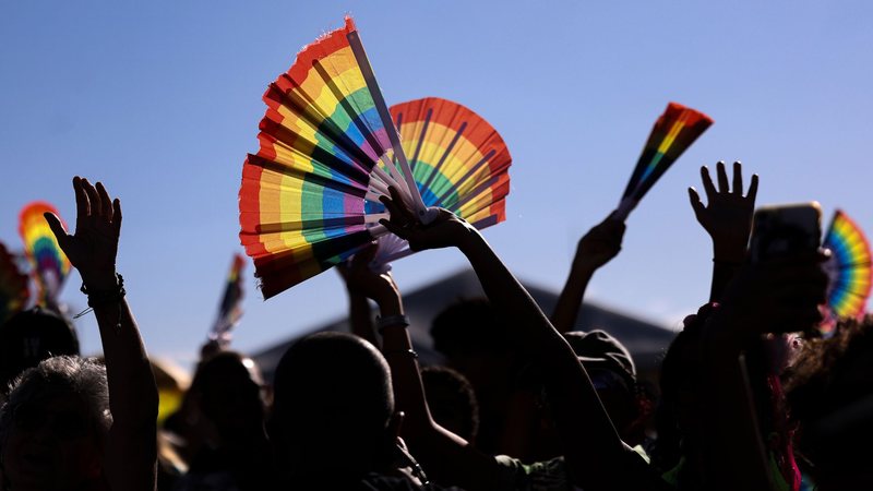 Parada do Orgulho LGBT+ de São Paulo celebra 30 anos do evento na Avenida Paulista - Marcelo Camargo/Agência Brasil