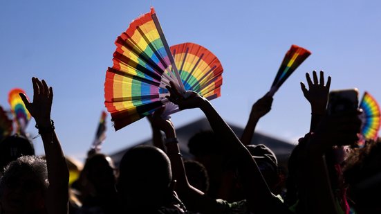 Parada do Orgulho LGBT+ de São Paulo celebra 30 anos do evento na Avenida Paulista - Marcelo Camargo/Agência Brasil