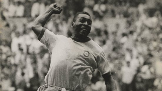 Pelé, Jairzinho e Tostão na Copa de 1970 - Lemyr Martins/Acervo MIS