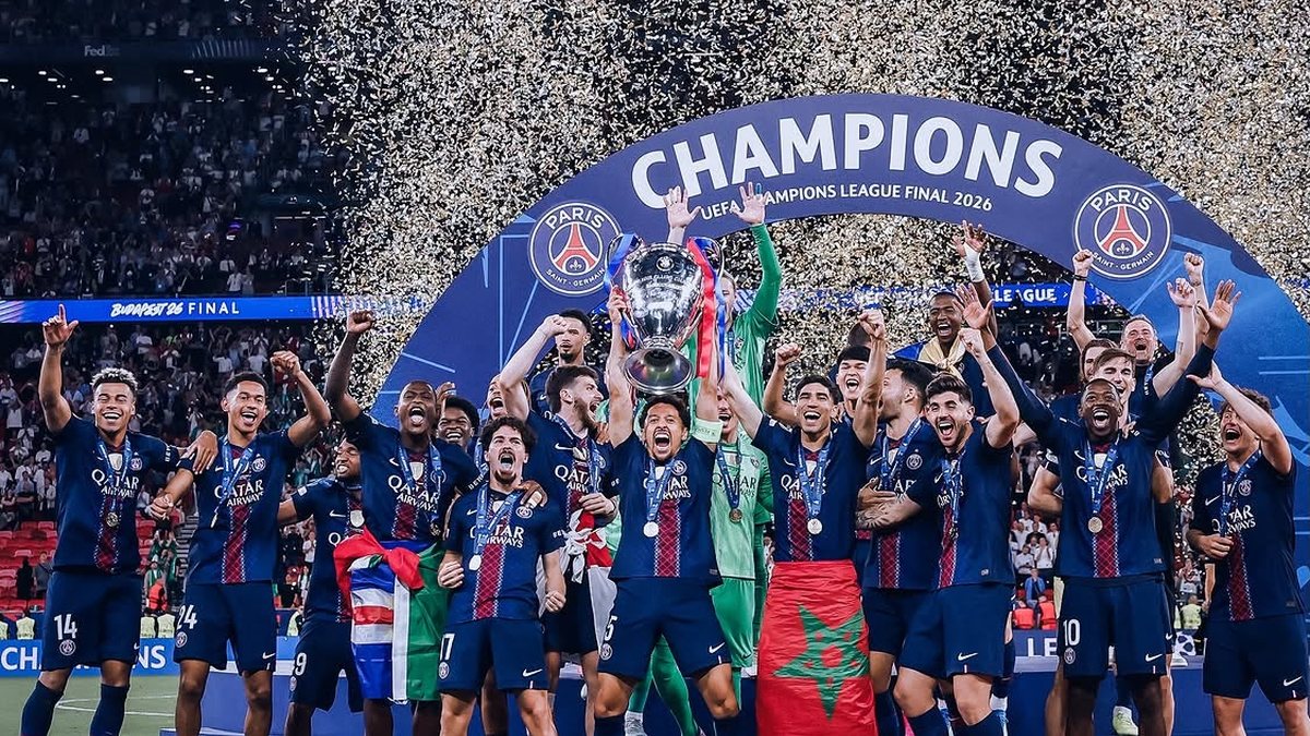 PSG ganhou pela segunda vez a Champions League - Reprodução/Instagram @psg