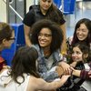 Cena de parto no metrô no primeiro capítulo da novela "Malhação: Viva a Diferença" - Reprodução/Globo