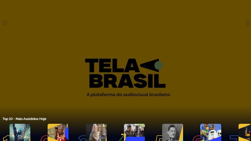 Plataforma será acessada de forma gratuita com login do gov.br - Reprodução/telabrasil.cultura.gov.br