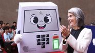Segundo a ministra Cármen Lúcia, presidente do TSE, mascote Pilili vai "andar pelo Brasil" - Reprodução/TSE
