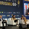 Afonso Louro, Marina Figueiredo e Ana Maria Berto durante palestra do Fórum Turismo 60+ - Manuela França/Viva