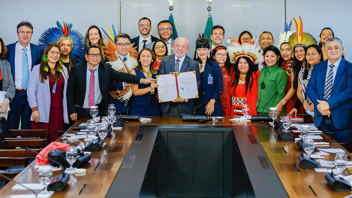 Instituição vai atender 2,8 mil estudantes nos quatro primeiros anos de implantação, indígenas e não indígenas - Ricardo Stuckert / Palácio do Planalto