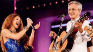 Antes de ir para Europa, Caetano fez participação especial no show de Shakira, no Rio de Janeiro - Reprodução/Instagram/Caetano Veloso