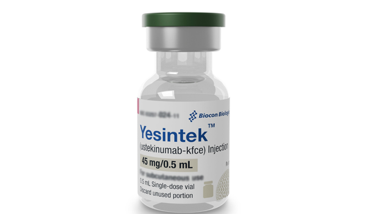 Medicamento demonstrou ter a mesma qualidade, segurança e eficácia do Stelara, já aprovado pela Anvisa - Reprodução/Yesintek