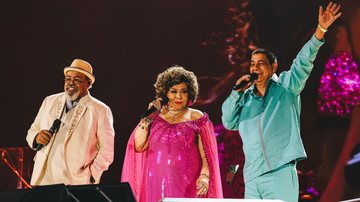 Jorge Aragão, Alcione e Zeca Pagodinho apresentam o show da turnê "O Maior Encontro do Samba" em São Paulo - Divulgação/@bmaisca