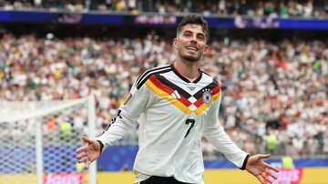Kai Havertz marcou 2 gols dos 7 da Alemanha sobre o Coraçao nesta Copa de 2026 - Reprodução/Fifa.com