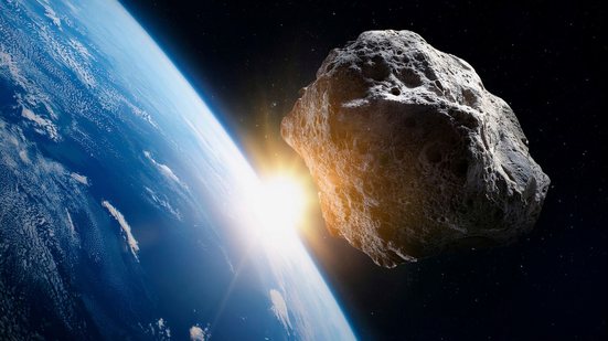 Asteroide gigante passará a 2,56 milhões de quilômetros da Terra e poderá ser observado com telescópios e binóculos - Adobe Stock/Gerado com IA