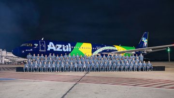 Decolagem atrasou uma hora e dois minutos em relação ao horário previsto - Azul/Divulgação