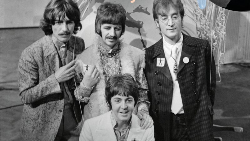 A banda participou de sua primeira transmissão de TV ao vivo em 1967 - Reprodução/Site oficial dos Beatles