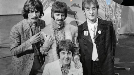 A banda participou de sua primeira transmissão de TV ao vivo em 1967 - Reprodução/Site oficial dos Beatles
