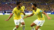 Paquetá e Matheus Cunha celebram na vitória do Brasil sobre Escócia - Reprodução/Fifa.com