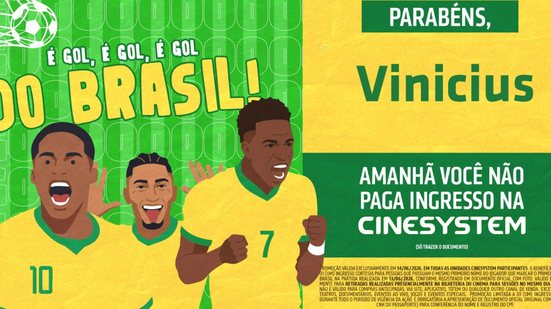 Para garantir o ingresso basta chamar Vinicius e comparecer à bilheteria com documento com foto - Divulgação