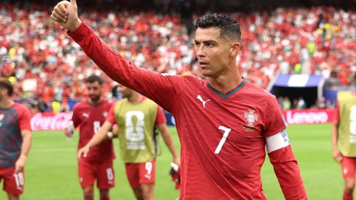 Cristiano Ronaldo é o atleta mais velho a disputar uma partida de mata-mata na história da Copa - Reprodução/FIFA