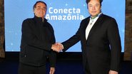 Elon Musk durante encontro com Jair Bolsonaro, em 2022, no interior de São Paulo - Clauber Cleber Caetano/PR