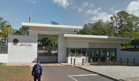 Posição de embaixador estava vaga desde fim do governo Biden - Reprodução/google maps
