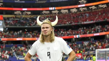 Erling Haaland é o segundo maior artilheiro desta Copa, atrás apenas de Messi - Reprodução / FIFA