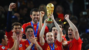 Espanha conquistou a Copa do Mundo da FIFA de 2010 ao derrotar a Holanda por 1 a 0 na grande final - Reprodução/FIFA