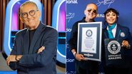 Aos 75 anos, Galvão Bueno recebe reconhecimento do Guinness World Records - Reprodução/Globo e Instagram/@galvaobueno