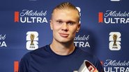 Haaland, atacante da Noruega, foi eleito o melhor do jogo contra Senegal - Reprodução/Instagram Haaland