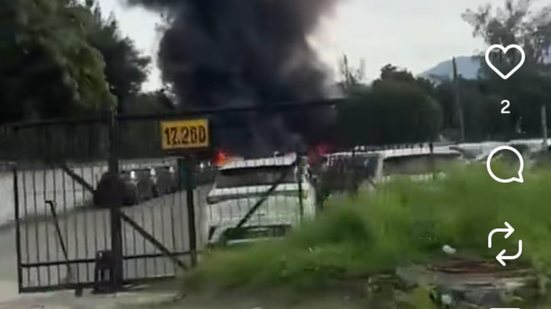 Os Bombeiros confirmaram cinco óbitos - Divulgação/Instagram/@pistarj