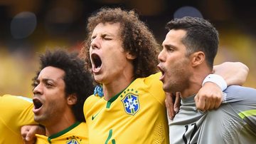 A emoção dos jogadores durante a execução do hino também foi considerada - Divulgação / Fifa