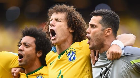 A emoção dos jogadores durante a execução do hino também foi considerada - Divulgação / Fifa