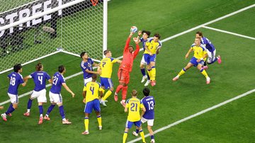 Japão empatou com a Suécia e ficou em segundo lugar no Grupo F - Fifa/Divulgação