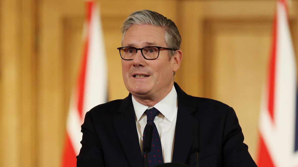 Starmer seguirá interinamente como primeiro-ministro até a definição de seu sucessor - Lauren Hurley/No 10 Downing Street