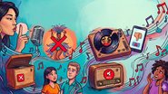Vários clássicos da música brasileira têm letras carregadas de racismo e misoginia, e já nem são mais tocadas - Ilustração com IA/Gemini