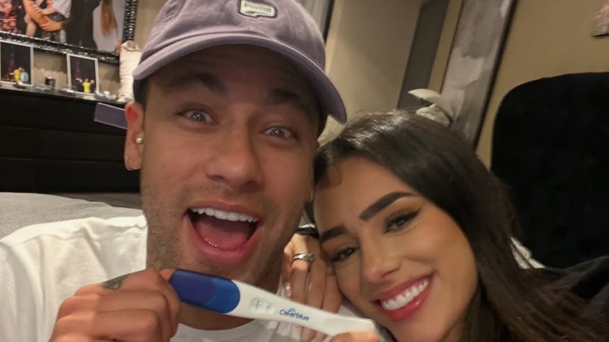 Neymar e Bruna Biancardi estão à espera da terceira filha do casal - Redes Sociais/@brunabiancardi via Instagram