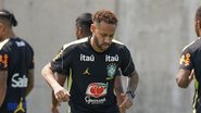 Neymar treina pela primeira vez em campo com a seleção brasileira - CBF