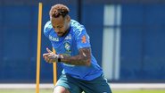 Neymar treina forte pela primeira vez na seleção e ficará no banco contra os escoceses - CBF