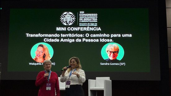 A conquista foi celebrada na palestra da especialista em gerontologia e ex-gestora pública Sandra Regina Gomes - Paula Bulka Durães/VIVA