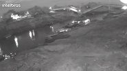 Ponte Frei Paolino Baldassari desaba na cidade de Sena Madureira, na noite de sexta-feira (6) - Reprodução