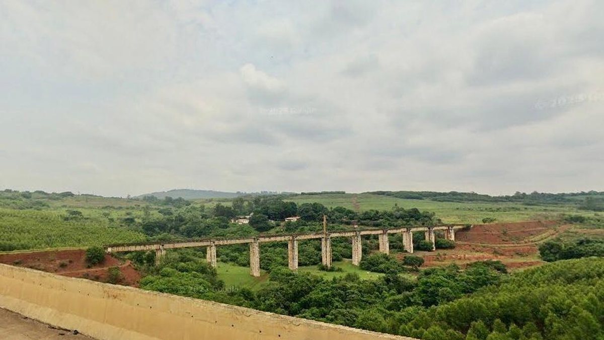 A Ponte do Esqueleto, utilizada para esportes radicais, pode ser demolida - Divulgação/Prefeitura Municipal de Limeira