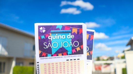 Quina de São João 2026 tem prêmio estimado em R$ 250 milhões - Adobe Stock