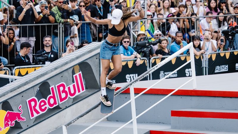 Afastada para se recuperar de uma fratura, Rayssa Leal retornou as competições em Roma - Giulian Serafim/PMPA