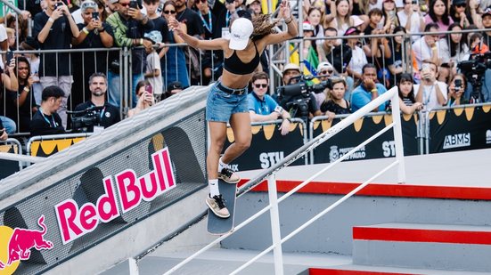 Afastada para se recuperar de uma fratura, Rayssa Leal retornou as competições em Roma - Giulian Serafim/PMPA