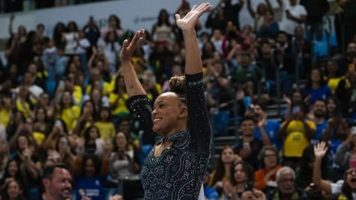 Rebeca Andrade leva mais um ouro em seu retorno às competições - Foto: Reprodução Instagram