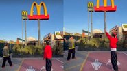 Ronaldinho Gaúcho e Lamine Yamal na campanha do McDonald's de Copa do Mundo - Reprodução / Instagram @ronaldinho