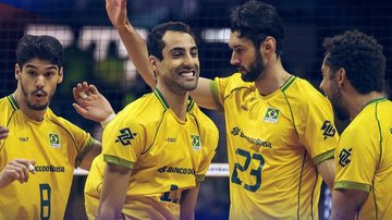 Seleção brasileira masculina manteve o embalo na Liga das Nações de Vôlei e venceu a Sérvia por 3 sets a 0 - Reprodução/Instagram @cbvolei