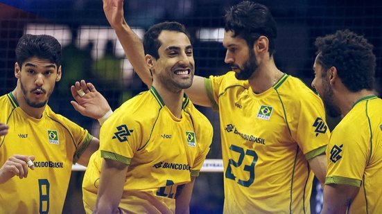 Seleção brasileira masculina manteve o embalo na Liga das Nações de Vôlei e venceu a Sérvia por 3 sets a 0 - Reprodução/Instagram @cbvolei