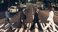 Beatles em foto que ilustrou a icônica capa do disco "Abbey Road" - Reprodução/Disco Abbey Road