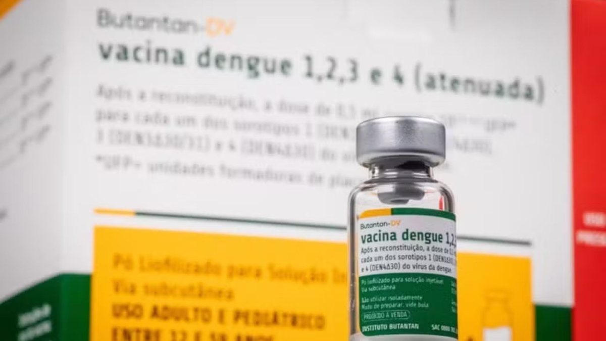 Vacina contra a dengue feita pelo Instituto Butantan - Divulgação / Instituto Butantan