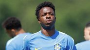 Vini Jr. treina na seleção brasileira nos Estados Unidos - Divulgação/CBF